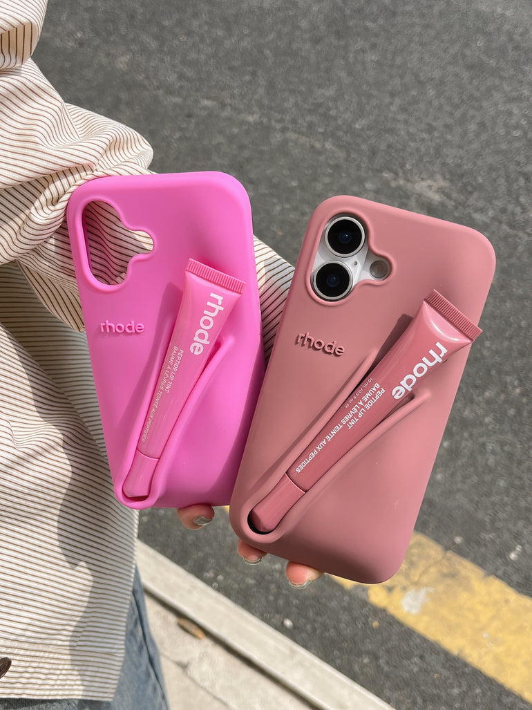 3D Silicon Lip Gloss Phone Case for iPhone - Kalakaar Indiaa