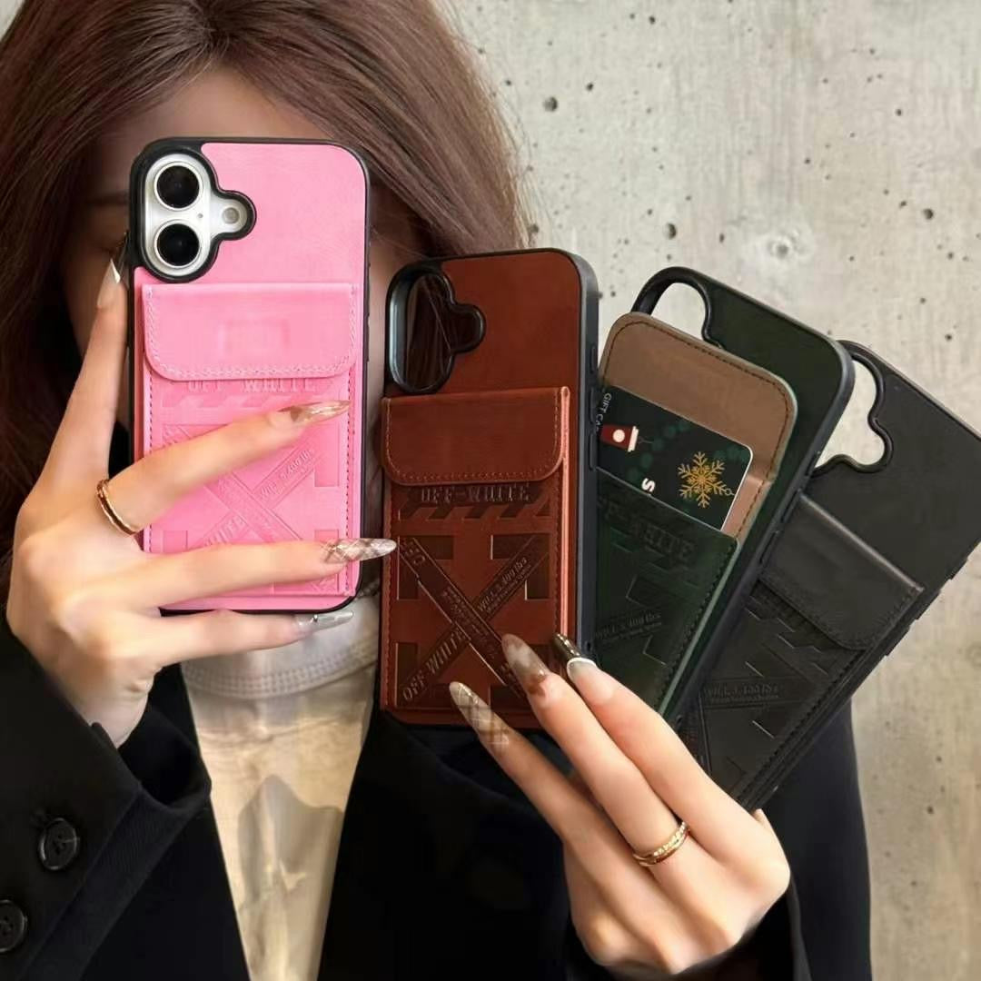 Luxury Branded Leather Wallet Case For iPhone – Kalakaar Indiaa