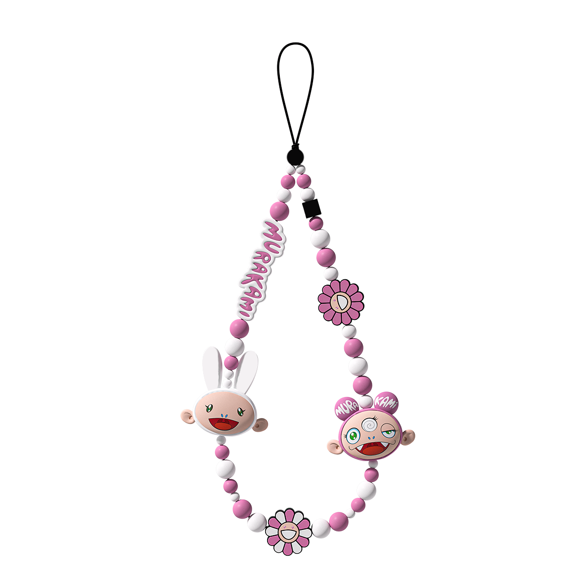 Kaikai & Kiki Phone Charm – Cute Beaded Character Strap – Kalakaar