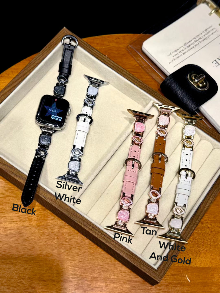 Luxury Designer Apple Watch Strap – Premium Leather Bands with