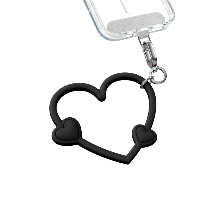 Heart Shape Phone Charm – Cute Hanging Accessory (Multiple Colors) - Kalakaar Indiaa
