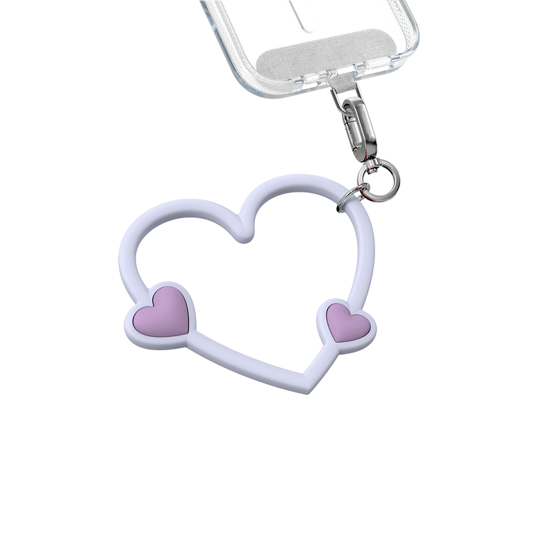 Heart Shape Phone Charm – Cute Hanging Accessory (Multiple Colors) - Kalakaar Indiaa