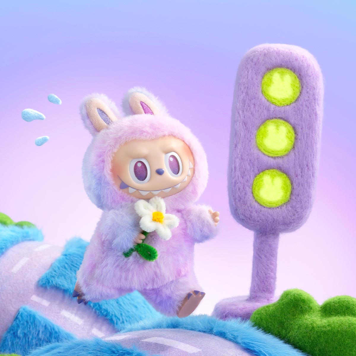 LABUBU big into energy ぬいぐるみ LUCK Labubu Luck Doll Keychain – Pop Mart The Monsters Big Into
