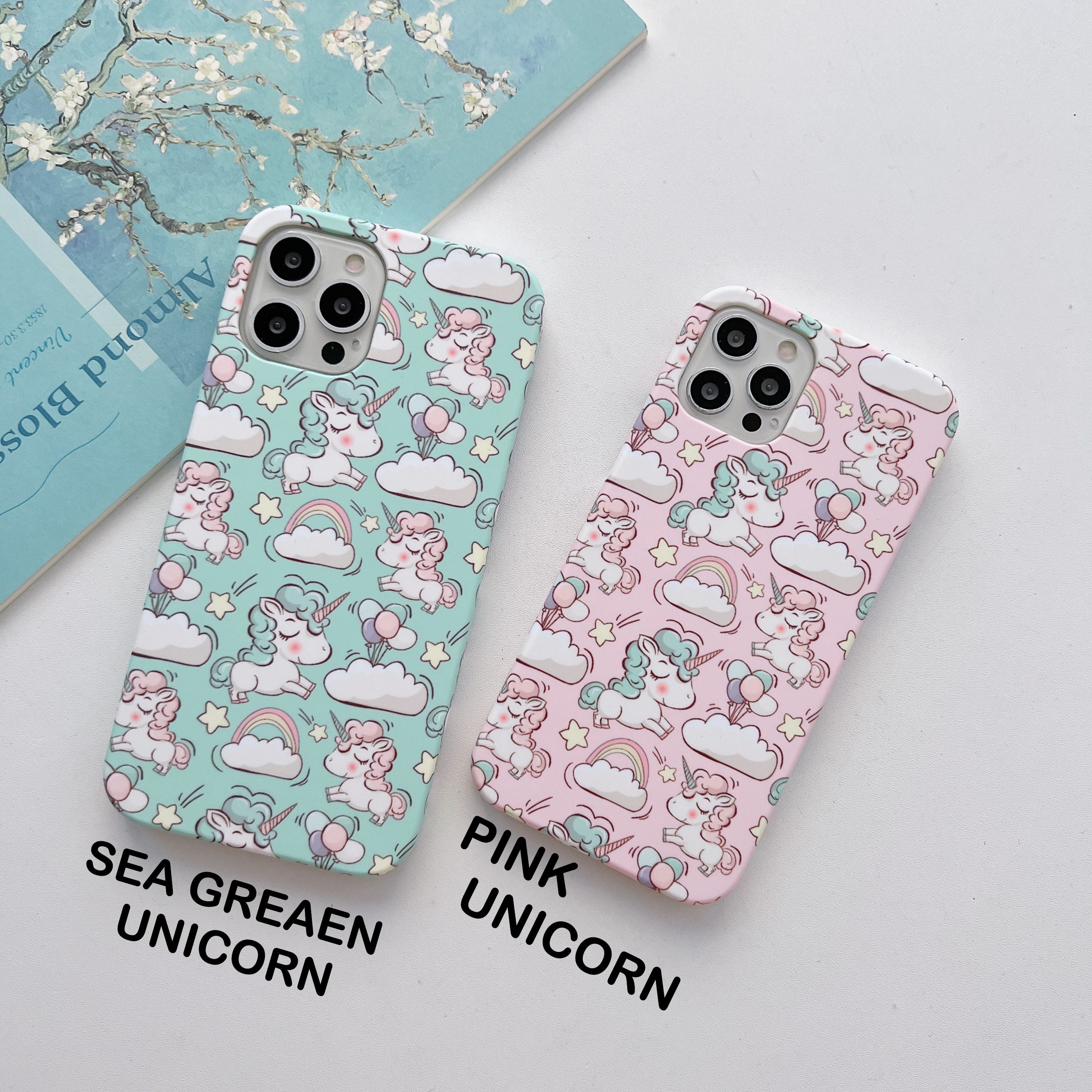 Baby Unicorn Pattern Slim Case Cover - Kalakaar Indiaa
