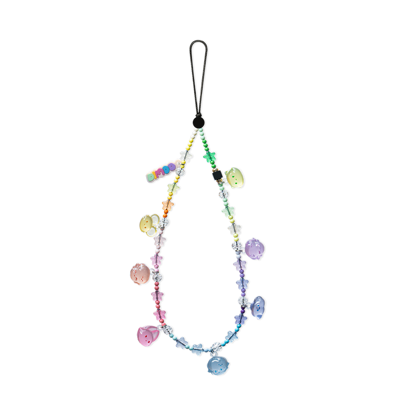 DIMOO World Phone Charm Strap – Colorful Beaded Cute Character Mobile Accessory - Kalakaar Indiaa