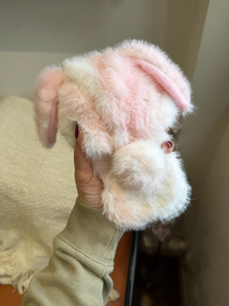 Luxury Plush Bunny Ear iPhone Case – Ultra Soft Fur Designer Cover - Kalakaar Indiaa