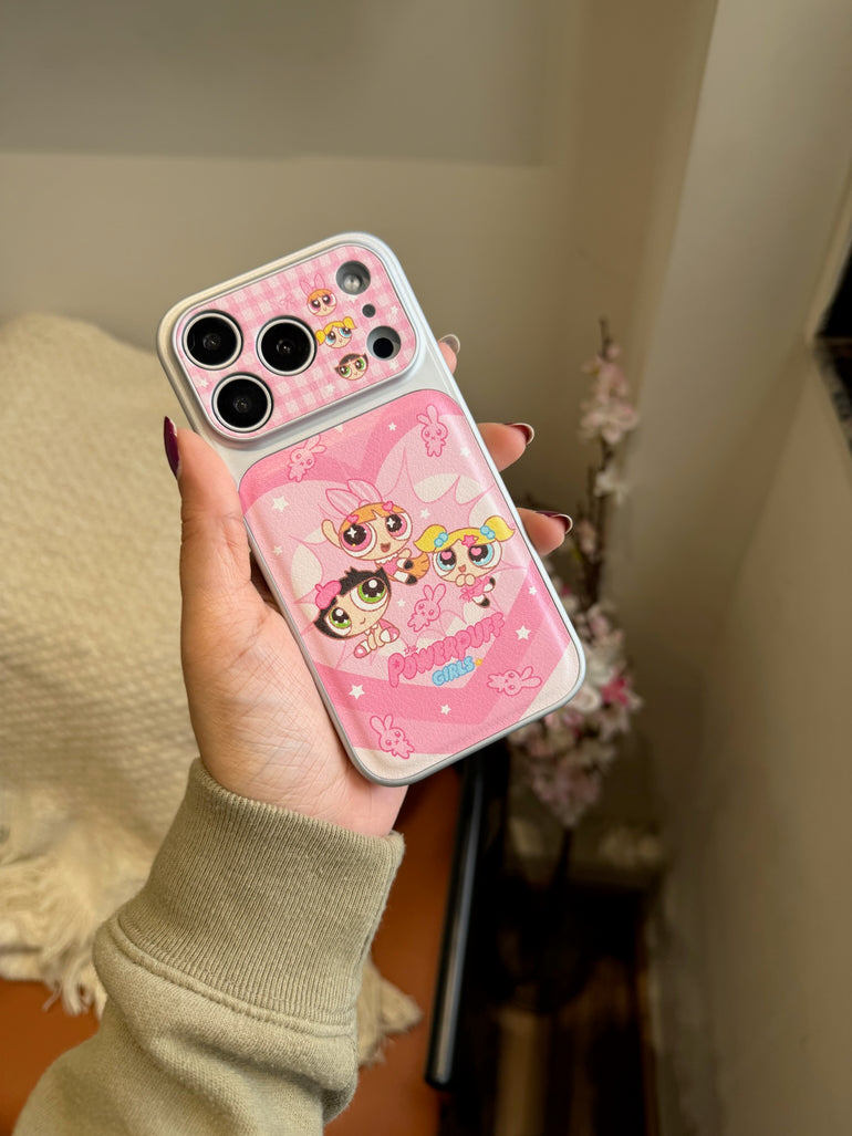 Power Girls Pink Designer iPhone Case - Kalakaar Indiaa