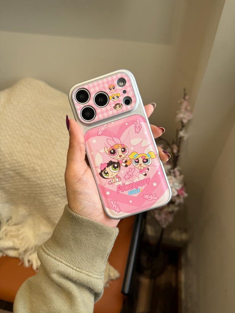 Power Girls Pink Designer iPhone Case - Kalakaar Indiaa