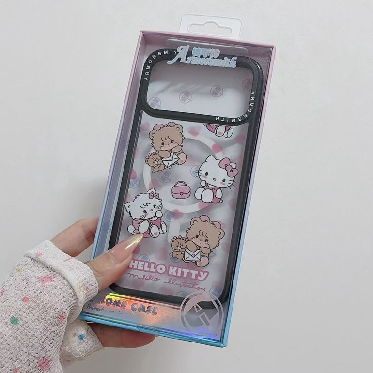 Kitty iPhone Cover With Charm & MagSafe Holder - Kalakaar Indiaa