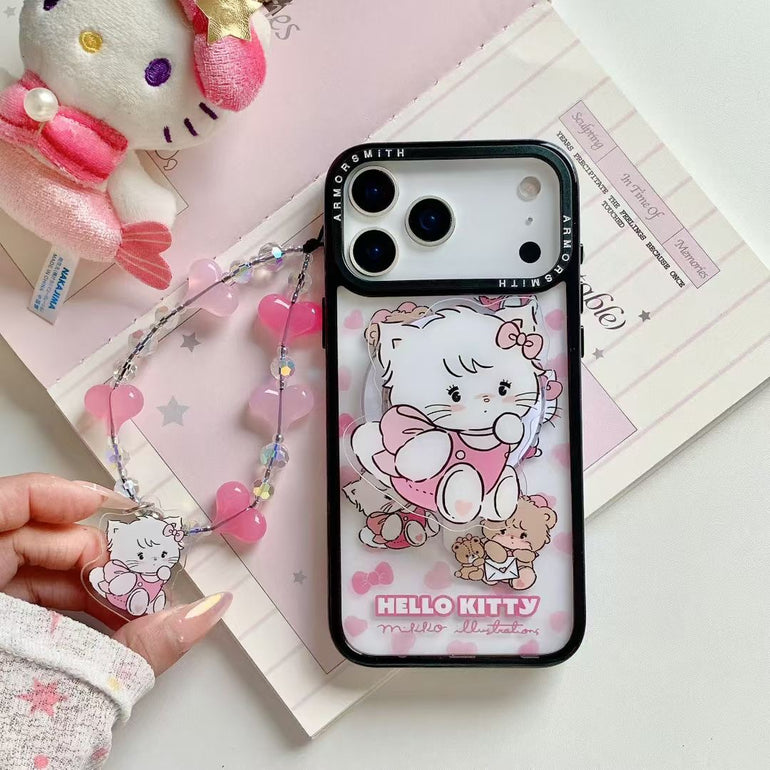 Kitty iPhone Cover With Charm & MagSafe Holder - Kalakaar Indiaa