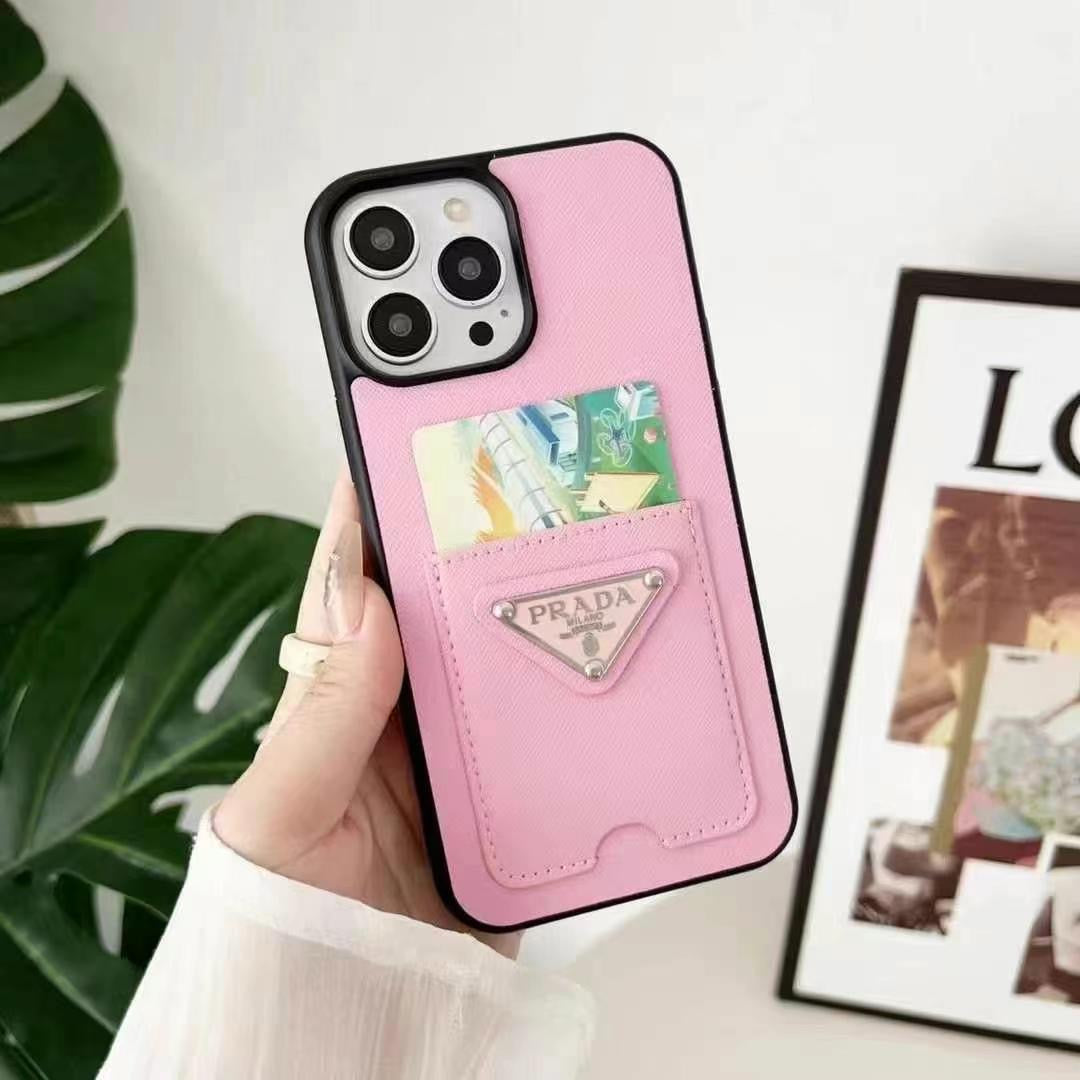 Luxury Branded Leather Card Holder Case For iPhone – Kalakaar Indiaa