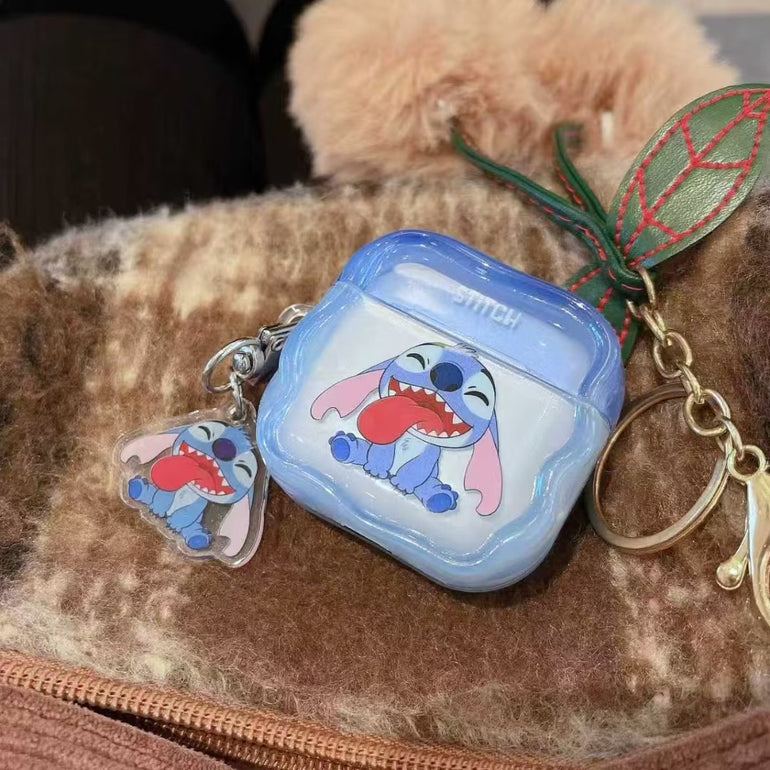 Cartoon AirPods Case With Charm - Kalakaar Indiaa