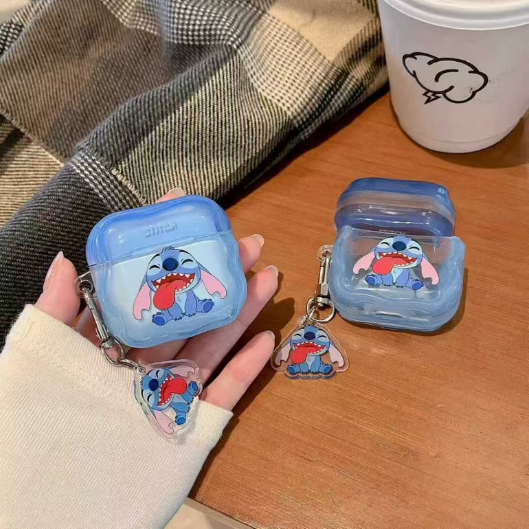 Cartoon AirPods Case With Charm - Kalakaar Indiaa