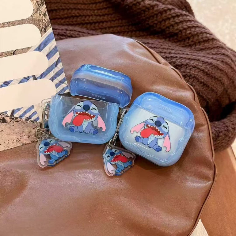 Cartoon AirPods Case With Charm - Kalakaar Indiaa