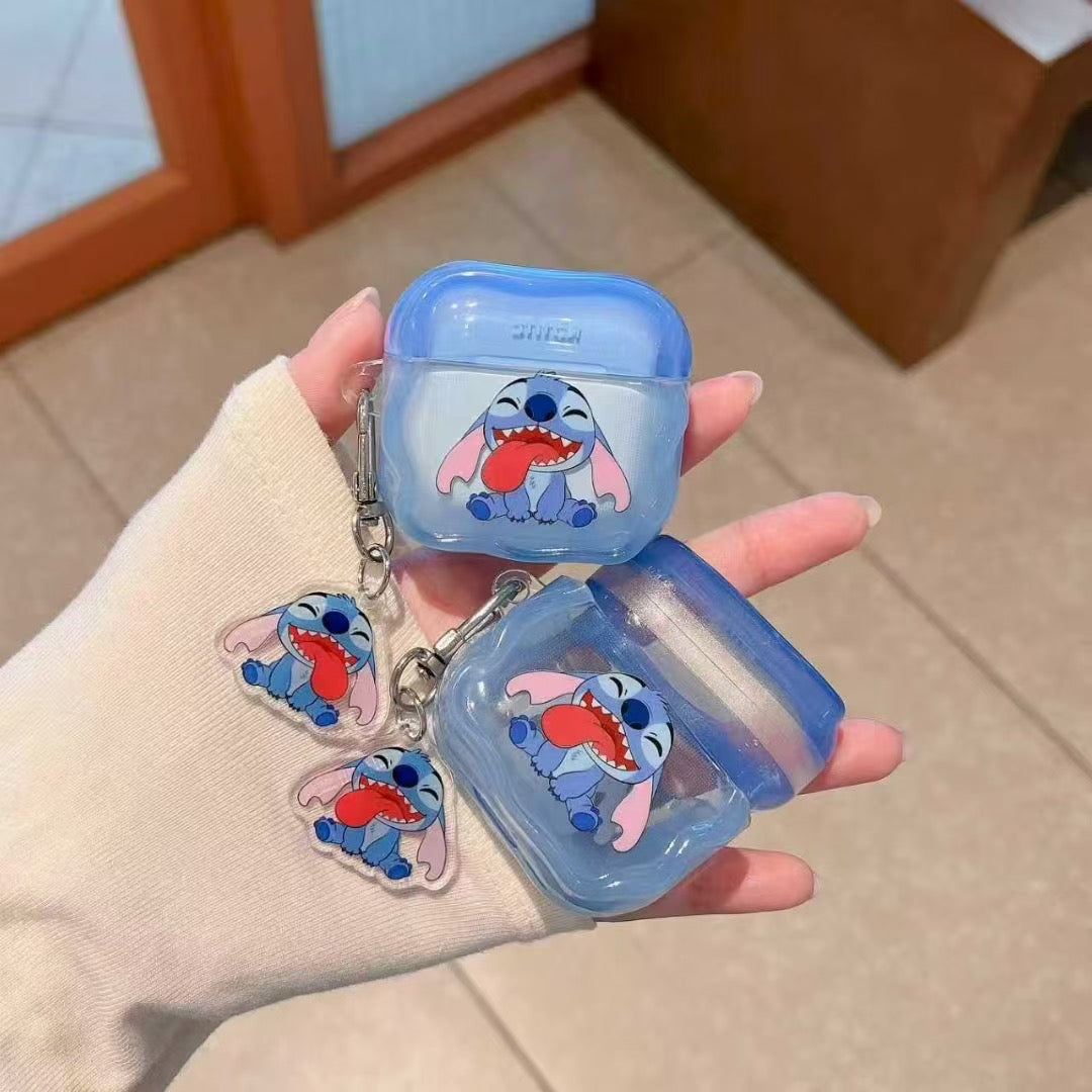 Cartoon AirPods Case With Charm - Kalakaar Indiaa