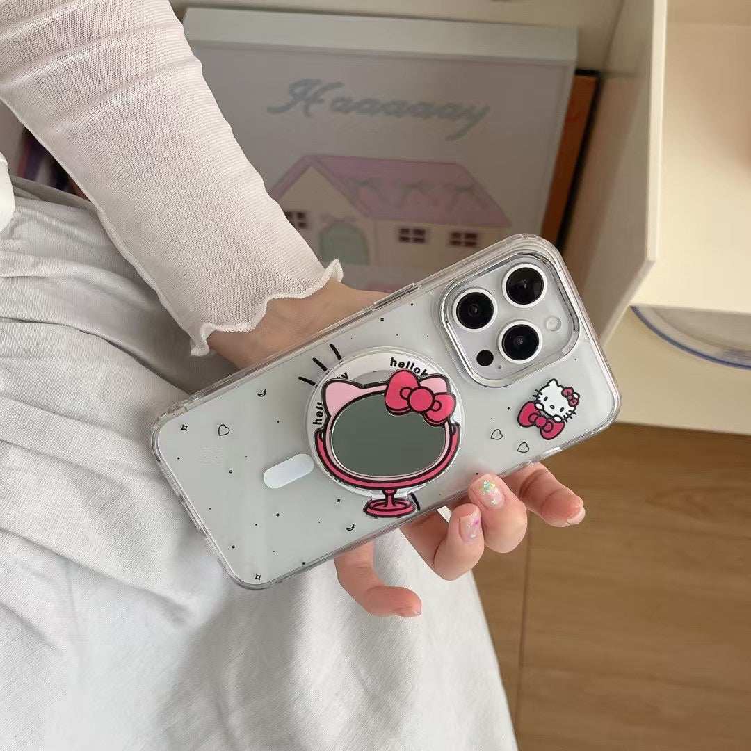 Magsafe Designer Case For iPhone With Kitty Magsafe Holder – Kalakaar ...