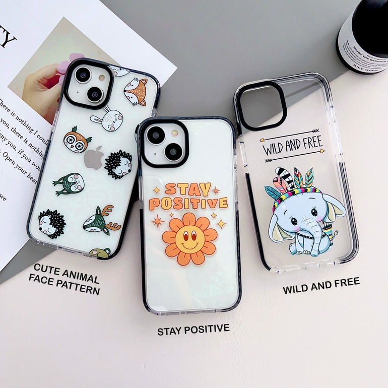 Impact Proof Silicon Case For iPhone ( Cute Design ) - Kalakaar Indiaa