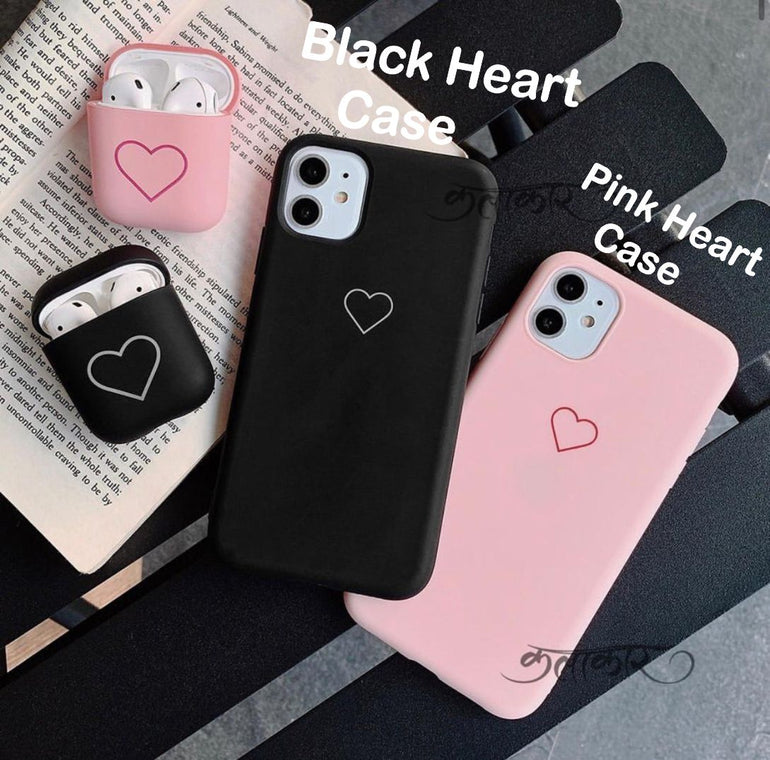 The Couple Girl Slim Case Cover With Heart Design - Kalakaar Indiaa