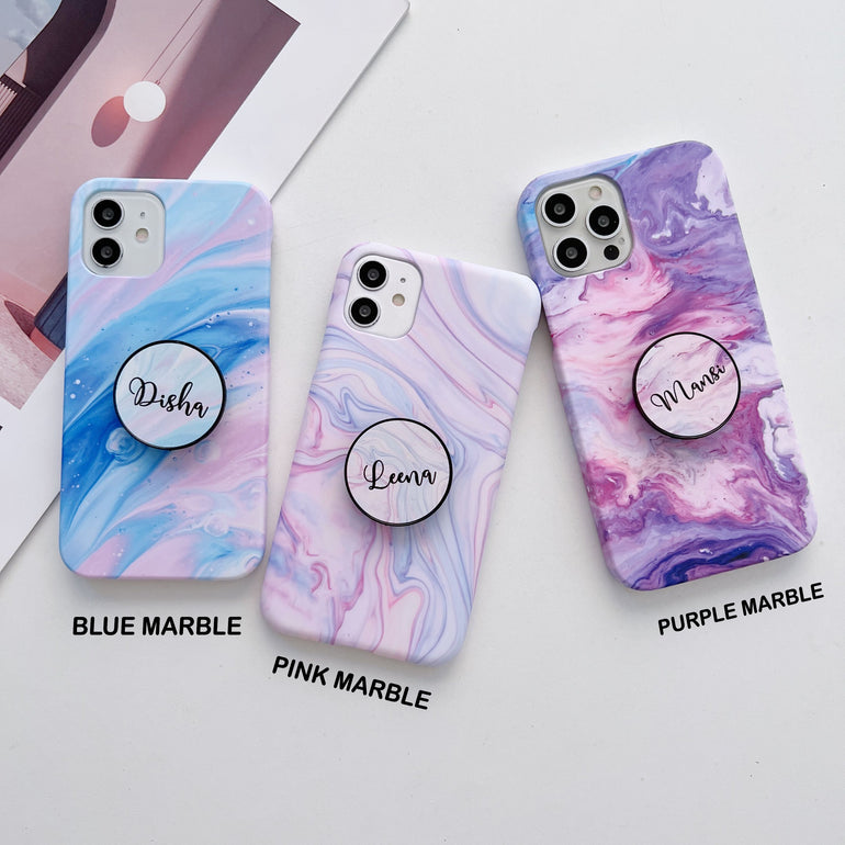 The Family Of Blue Slim Case With Customised Holder - Kalakaar Indiaa
