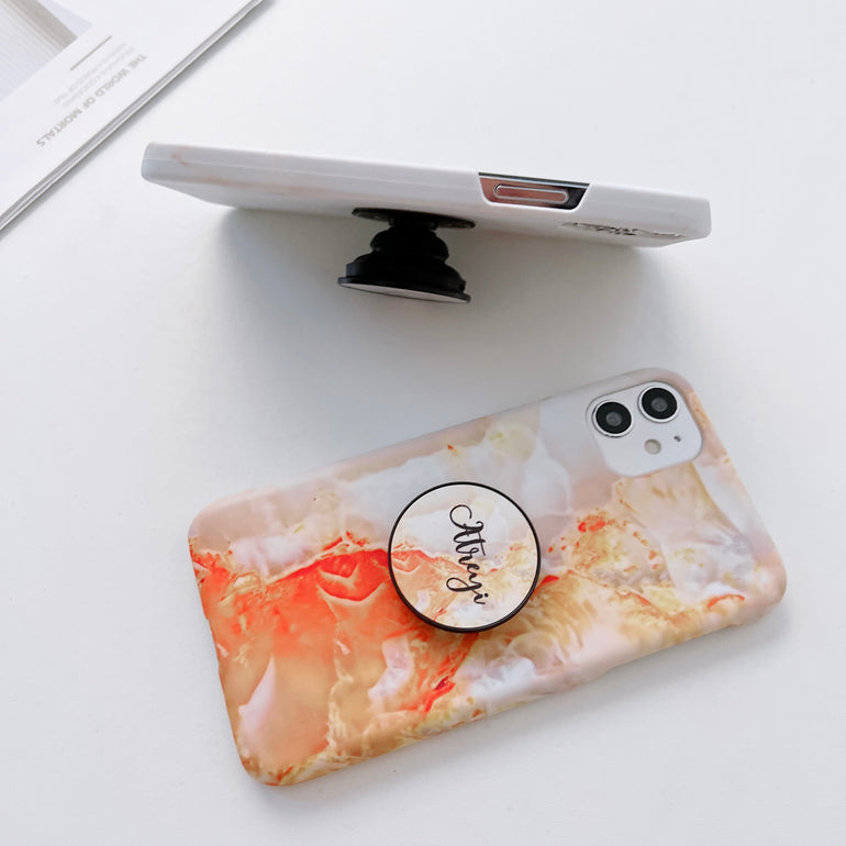 Marble Family Slim Case Cover With Customised Holder - Kalakaar Indiaa