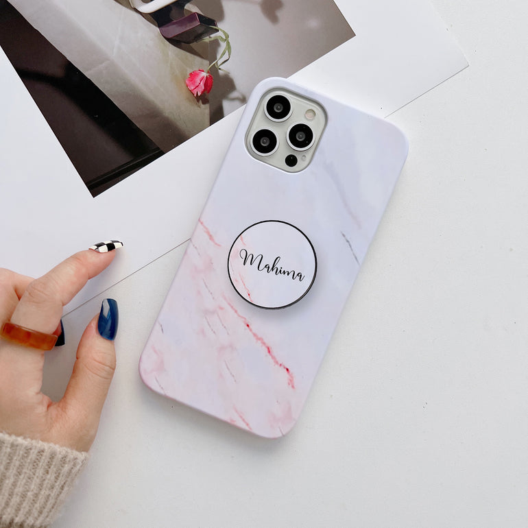 Marble Family Slim Case Cover With Holder - Kalakaar Indiaa