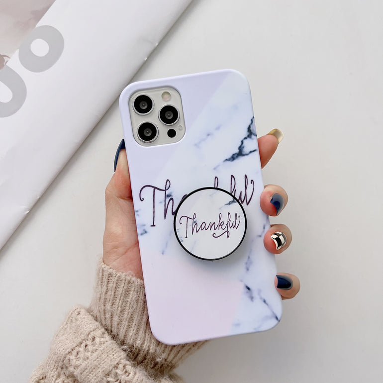 Quotes On Marble Slim Case Cover With Holder - Kalakaar Indiaa